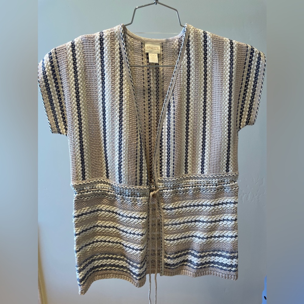 Chico’s knit sweater open front jacket